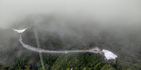 mist over the bridge