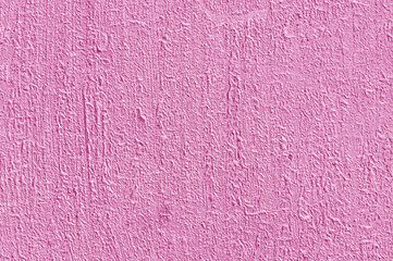 Texture of rough pink plaster. Architectural abstract background.