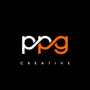 PPG Letter Initial Logo Design Template Vector Illustration