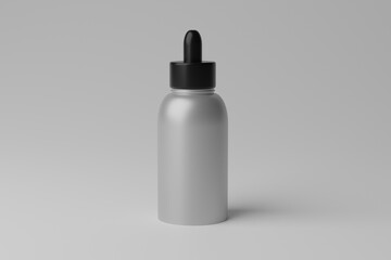 Plain Realistic 3D Bottle Mockup