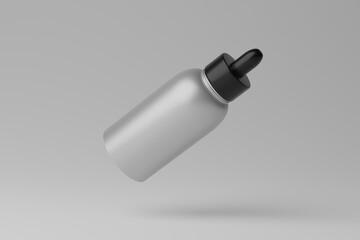 Plain Realistic 3D Bottle Mockup
