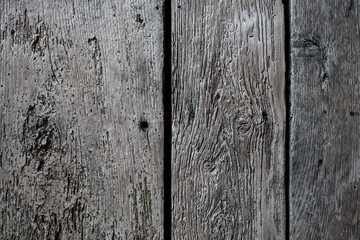 Gray wood background, old vintage wallpaper. Textures and graphic resources.