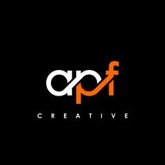 APF Letter Initial Logo Design Template Vector Illustration
