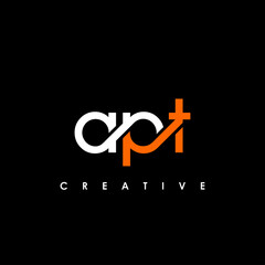 APT Letter Initial Logo Design Template Vector Illustration