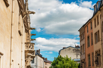 Fototapeta na wymiar Street view of Nancy city, France