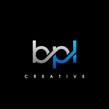 BPL Letter Initial Logo Design Template Vector Illustration