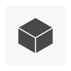 Concrete paver block pavement floor or brick vector icon. For landscape, outdoor, garden by paving on ground to create square, checkerboard or pythagorean tiling pattern. That sidewalk, road, patio.