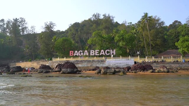 Baga Beach is the most popular and populated beach in the country