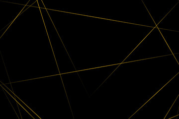 Abstract black with gold lines, triangles background modern design. Vector illustration EPS 10.