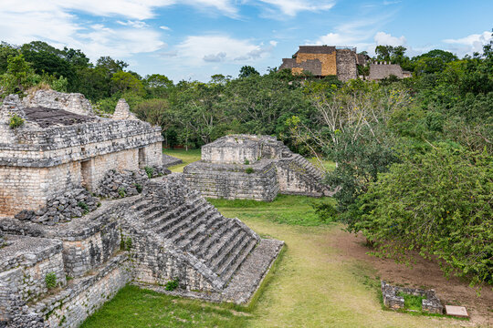 Yucatec-Maya archaeological site, Ek Balam, Yucatan, Mexico