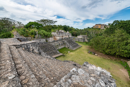 Yucatec-Maya archaeological site, Ek Balam, Yucatan, Mexico