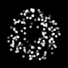 bokeh effekt auf schwarze  hintergrund