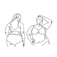 Surreal Fashion Continuous line women drawing, fashion concept, woman beauty minimalist, vector illustration pretty sexy. Contemporary portrait