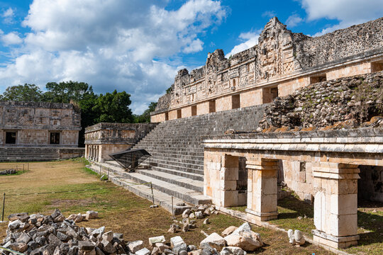 The Maya ruins of Uxmal, UNESCO World Heritage Site, Yucatan, Mexico