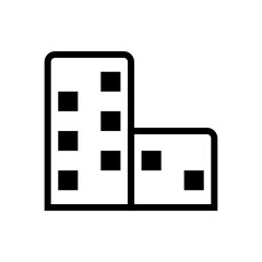 buildings icon vector