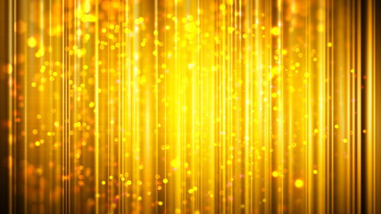 金色にキラキラ光る抽象背景