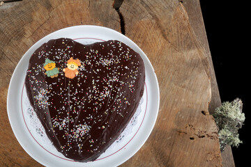 chocolate cake for birthday celebration