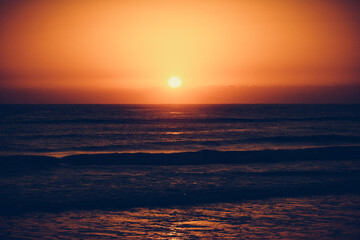 Sunrise over sea