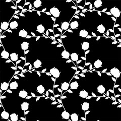 Seamless Pattern With Floral Motifs able to print for cloths, tablecloths, blanket, shirts, dresses, posters, papers.