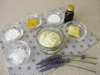 Homemade eco-friendly, aluminum-free deodorant in a glass jar