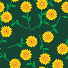 Seamless Pattern With Floral Motifs able to print for cloths, tablecloths, blanket, shirts, dresses, posters, papers.