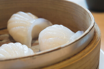 海老入り蒸し餃子	
