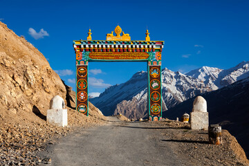 Gates of Ki gompa, Spiti Valley, Himachal Pradesh
