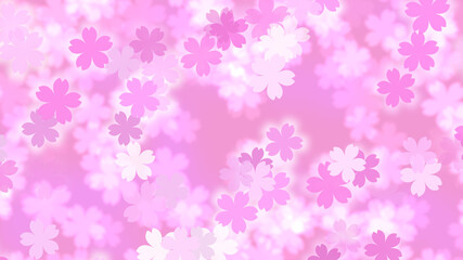 桜の花の背景素材。