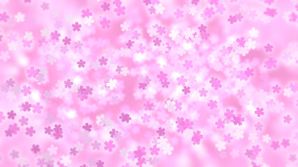 桜の花の背景素材。