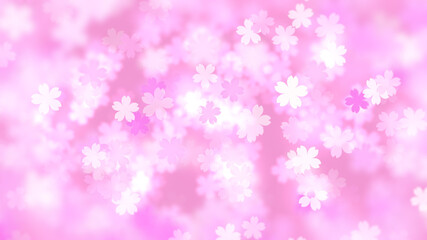 桜の花の背景素材。