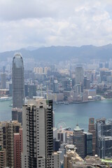 Obraz premium city skyline from the top