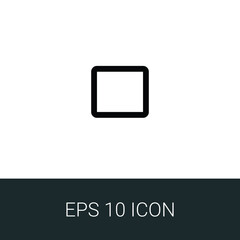 rectangle icon