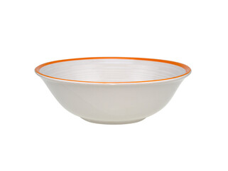 A ceramic bowl on a white background