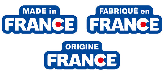 FABRIQUÉ EN FRANCE, MADE IN FRANCE, ORIGINE FRANCE, BLEU ROUGE ai10