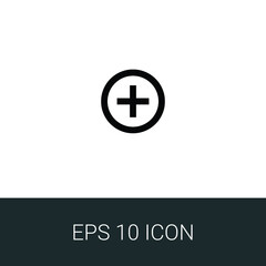 Obraz premium plus simple icon