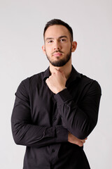 business portrait of a guy in a shirt