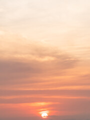 Fototapeta na wymiar sunset in the sky evening 