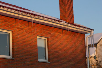 red brick building