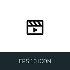 video player simple icon