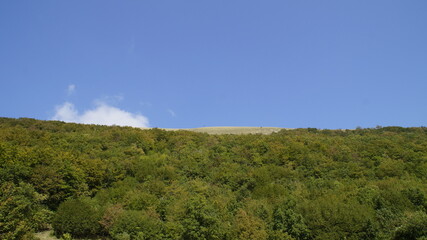 Vista percorrendo il sentiero 105 sul monte strega