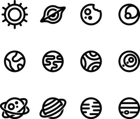 Planet Icon Bundle