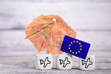 Europe europeen union politique drapeau voyage vacances avion transport