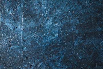 Blue decorative surface. Blue texture background
