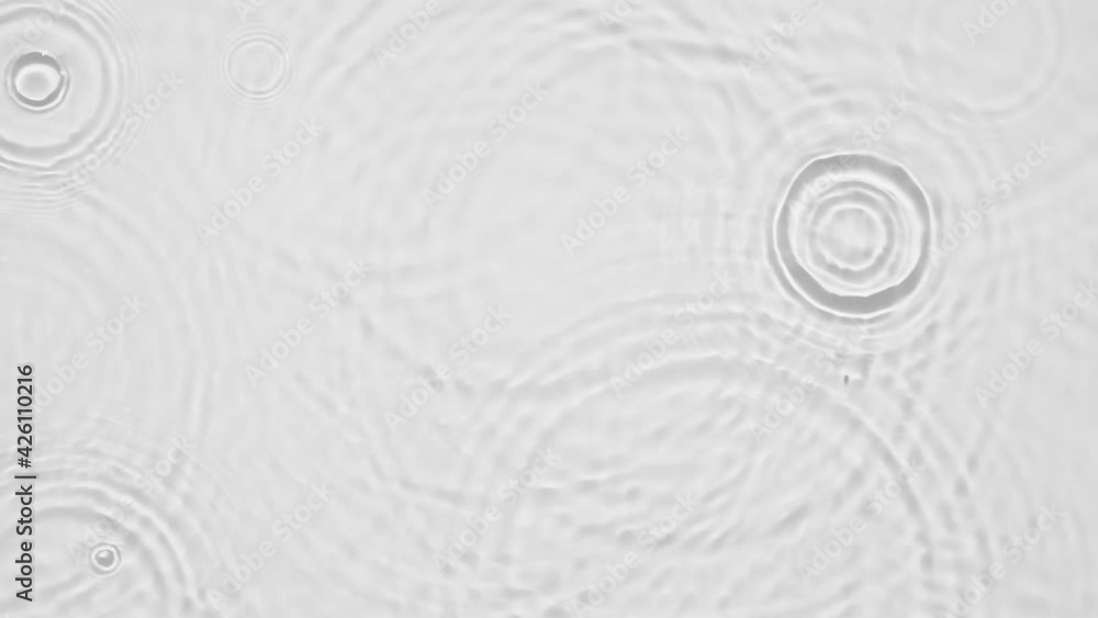 Leinwandbilder up close, top view, slow motion various waves of the water surface hitting the sun's rays, making th