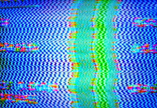 Close-up of television static - Powered by Adobe