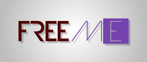 Free me con sfondo colorato