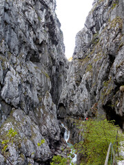 Hollental canyon mountain tour, Bavaria, Germany