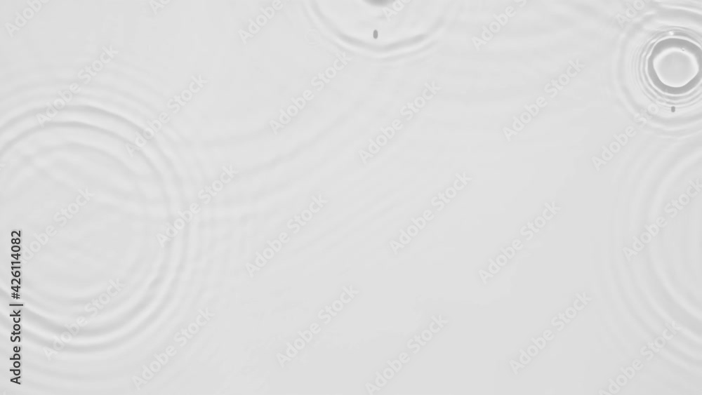 Poster up close, top view, slow motion various waves of the water surface hitting the sun's rays, making th