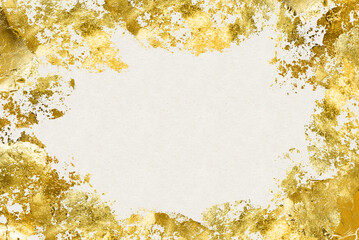 白地背景テクスチャ和紙金インク Wall Mural Wallpaper Murals Emmanma 白地背景テクスチャ和紙金インク Wall Mural Wallpaper Murals Emmanma