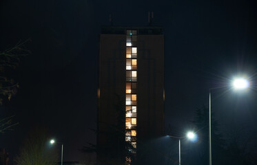 Tour Kennedy de nuit